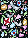 Flower Bird Pattern