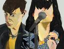 Promotional piece of the band The Kills